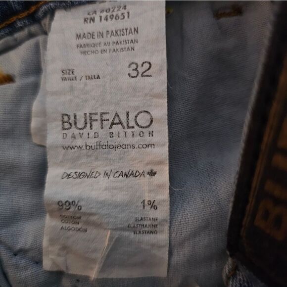 Buffalo David Britton Jeans " Jayden " men's jeans high rise NWT - Picture 4 of 6